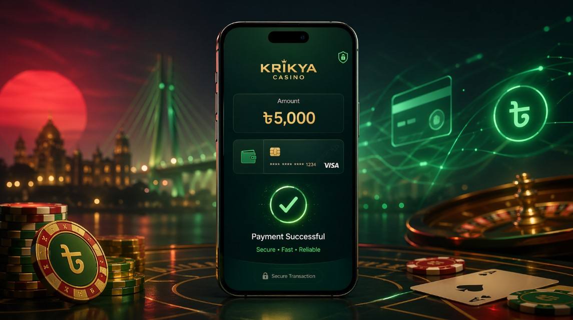 Krikya cashier showing Bangladesh mobile wallet payments